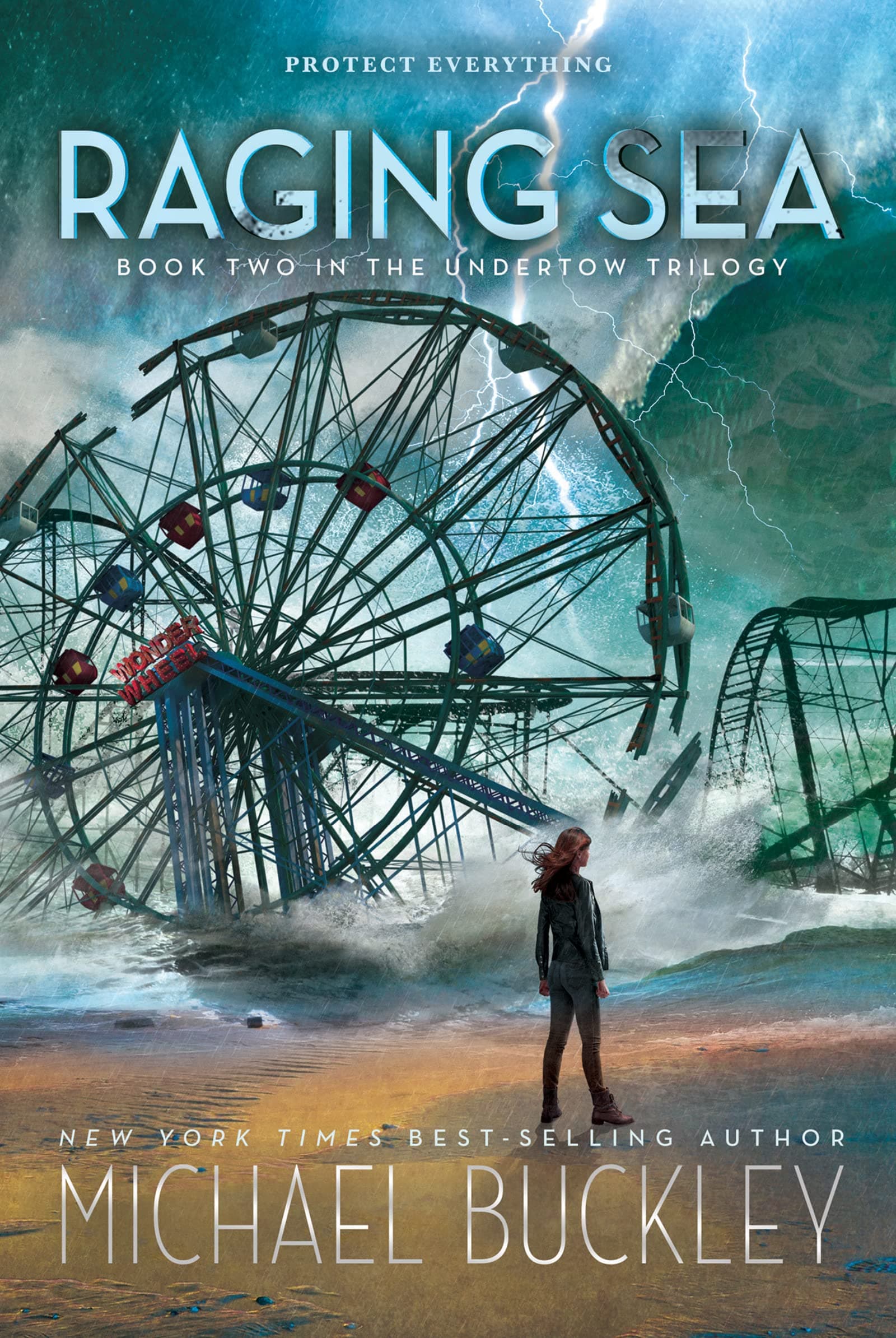 Raging Sea: Book 2 of the Undertow Trilogy - A Teen Action Story of Invasion, Survival, and Romance