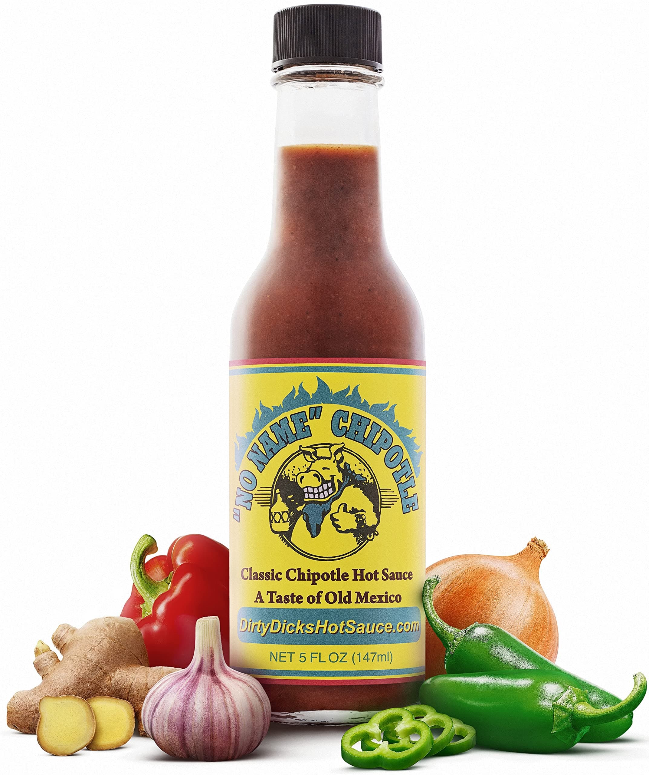 DIRTY DICKS" 's "No Name" Chipotle Hot Sauce