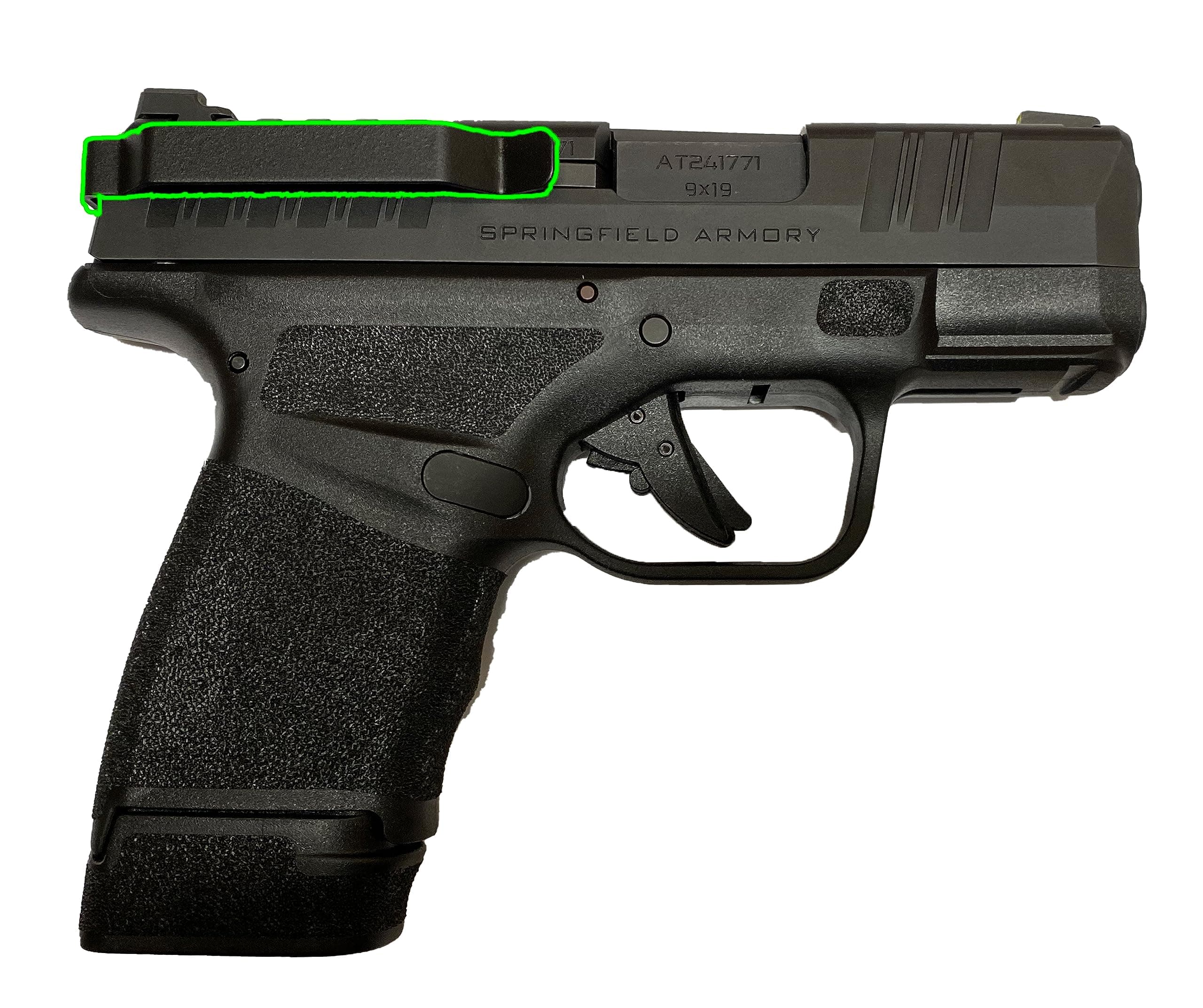 Clip for Springfield Hellcat, OSP and Pro - Concealed Carry Belt Clip Holster - Premium Clip for Hidden, Secure, and Comfortable Conceal Carry - Slim and Secure with No Bulky Holster