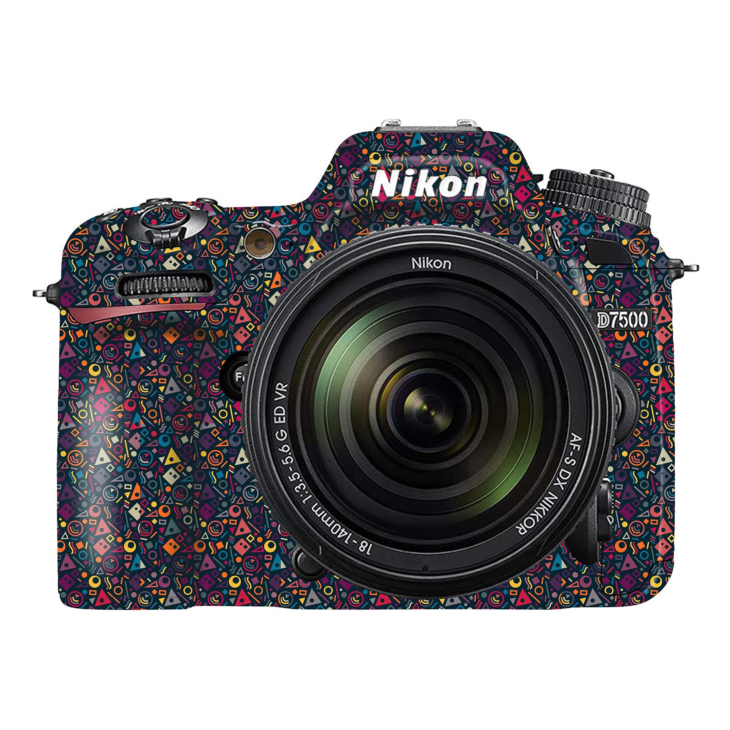 Premium DSLR Camera Scratchproof Protective Skin for Nikon D7500 - No Residue Removal, Bubble Free, Scratch Resistant, Stretchable, HD Quality Printed - HDCS-Nikon-D7500 (Design 02)