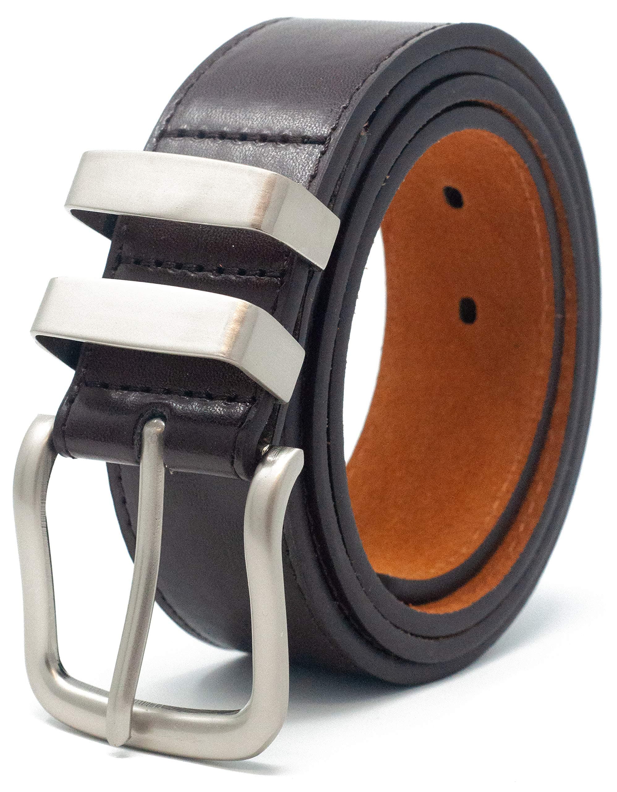 Ossi38mm Belt with Double Loop for Men in Black, Brown or Tan