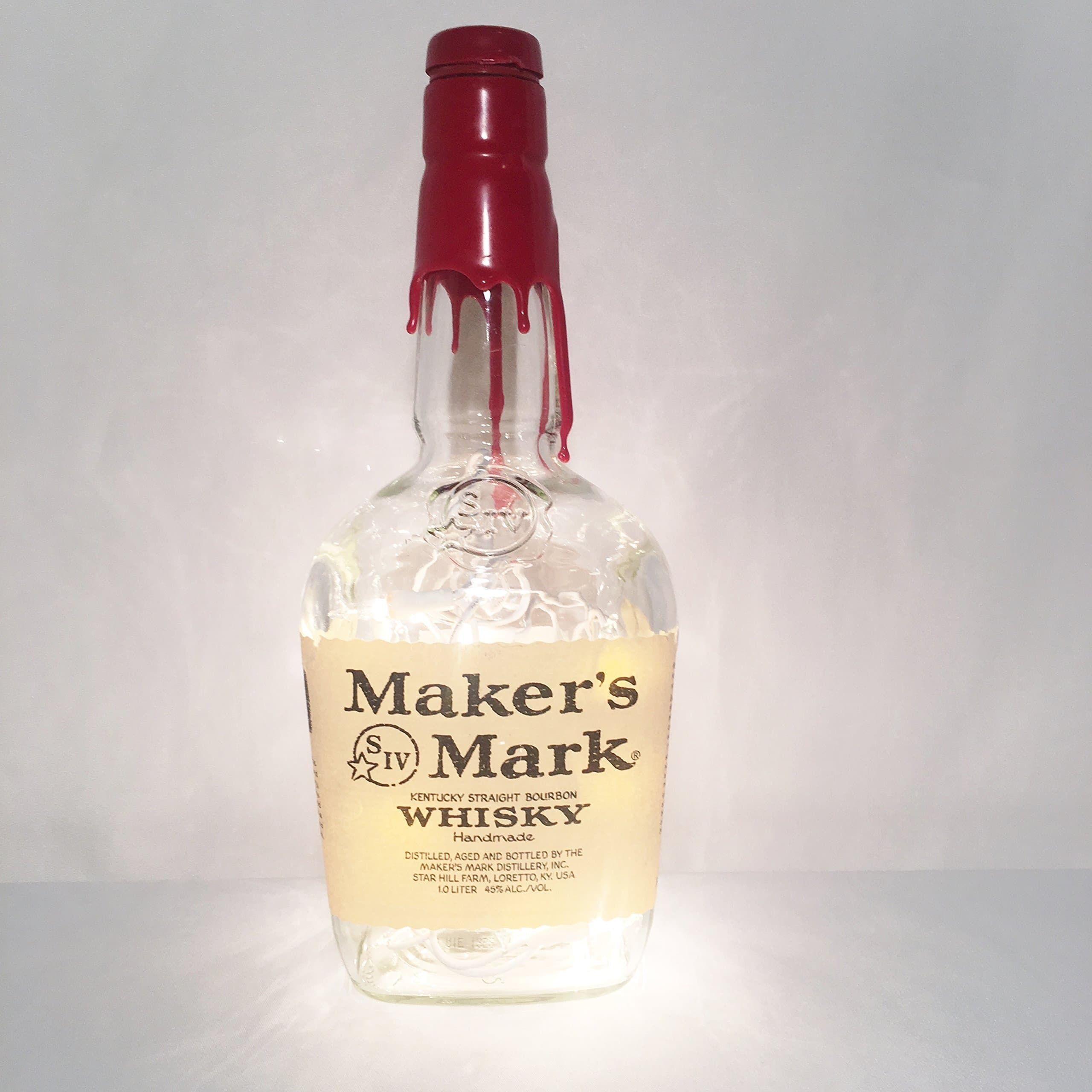 Maker's Mark Lamp/Liquor Bottle Lamp/Bar Light