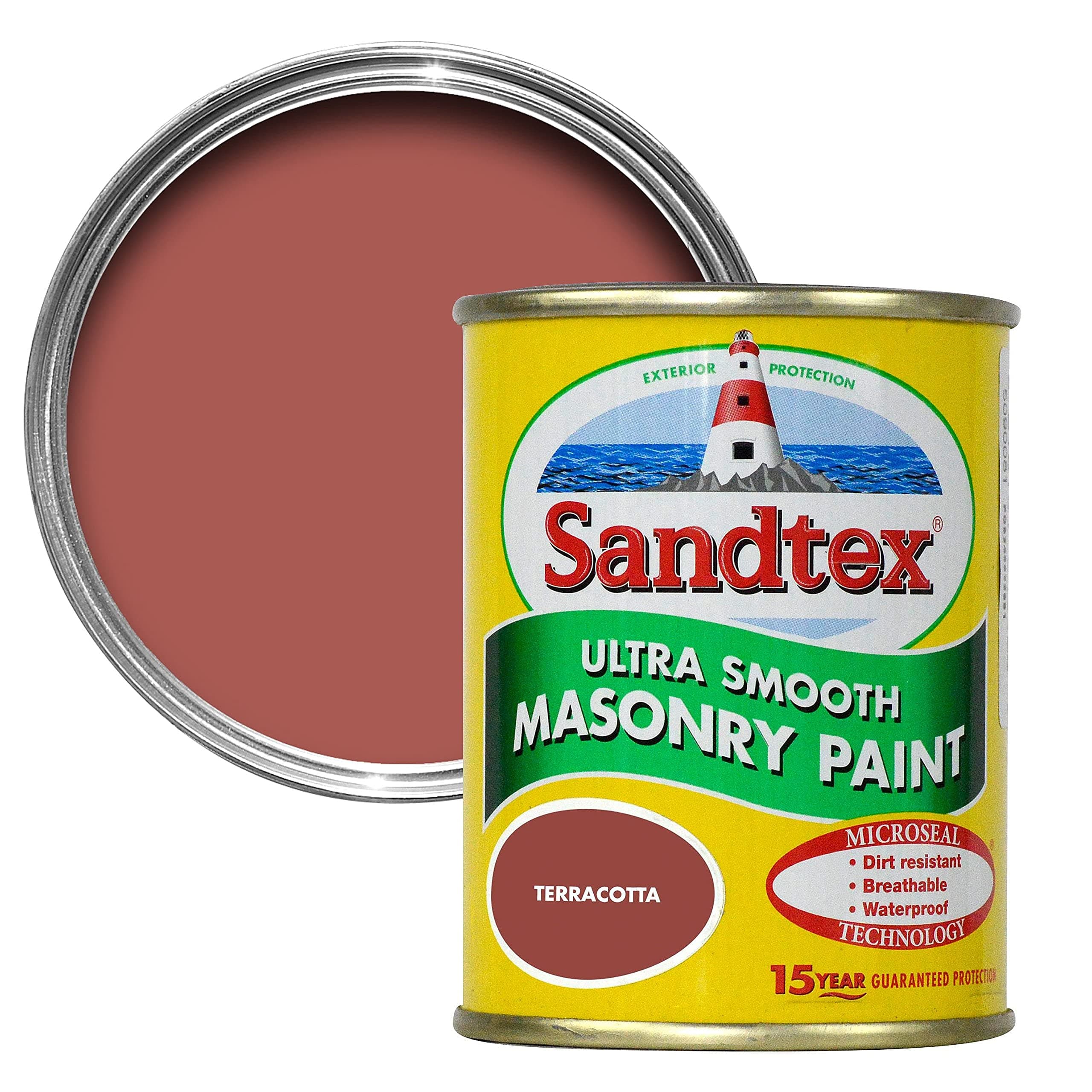 Sandtex 150ml Terracotta Ultra Smooth Masonry Paint