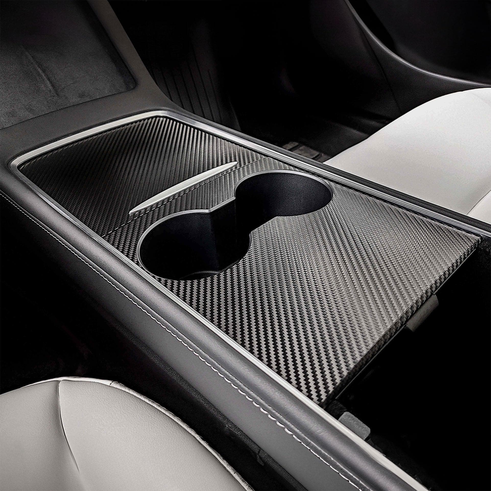 Tesla Model 3 / Model Y Center Console Wrap - Carbon Fiber (Gen 2.0)