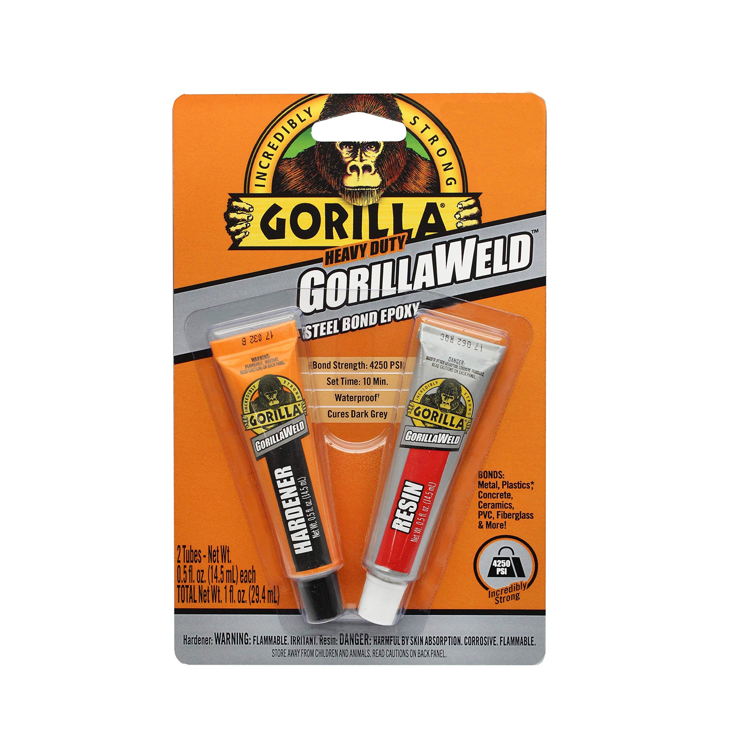 Gorilla Heavy Duty GorillaWeld Steel Bond 2-Part Epoxy