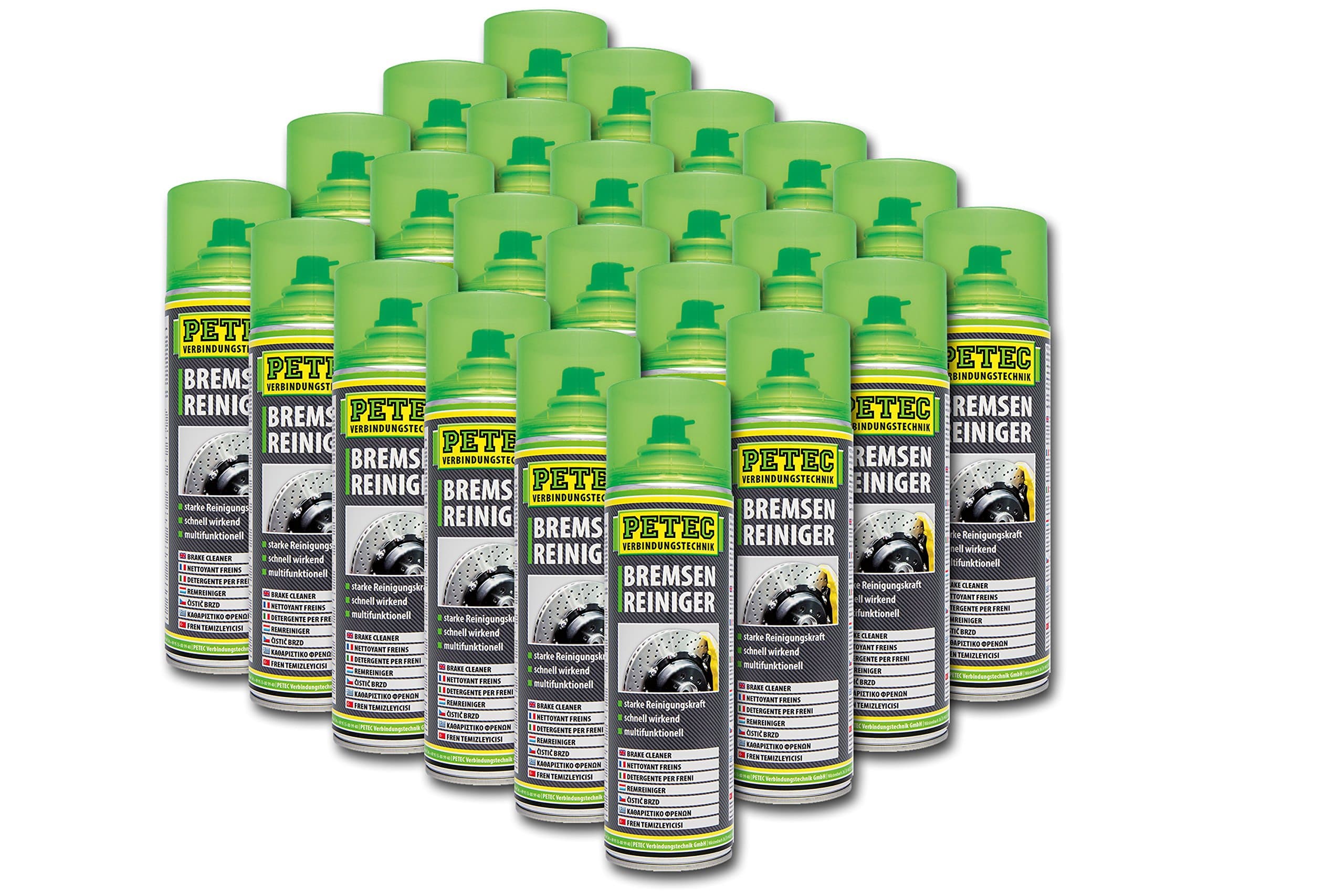 24 x Petec Brake Cleaner 500ml