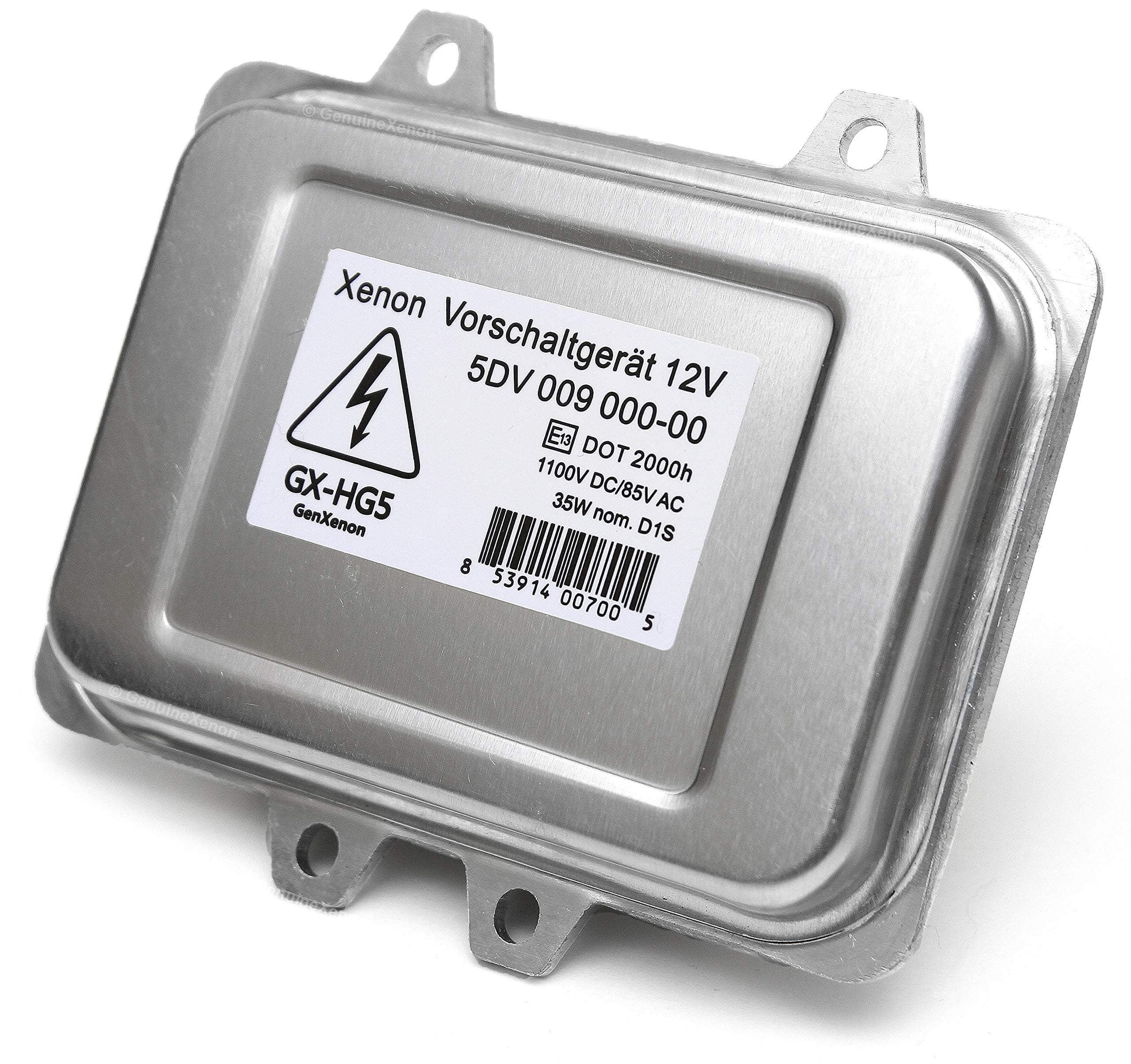 Replacement 5DV 009 000-00 Xenon HID Ballast Headlight Control Unit Module for BMW, Mercedes, Cadillac, Jaguar, Volkswagen, Lincoln, Saab, Hyundai - Warranty