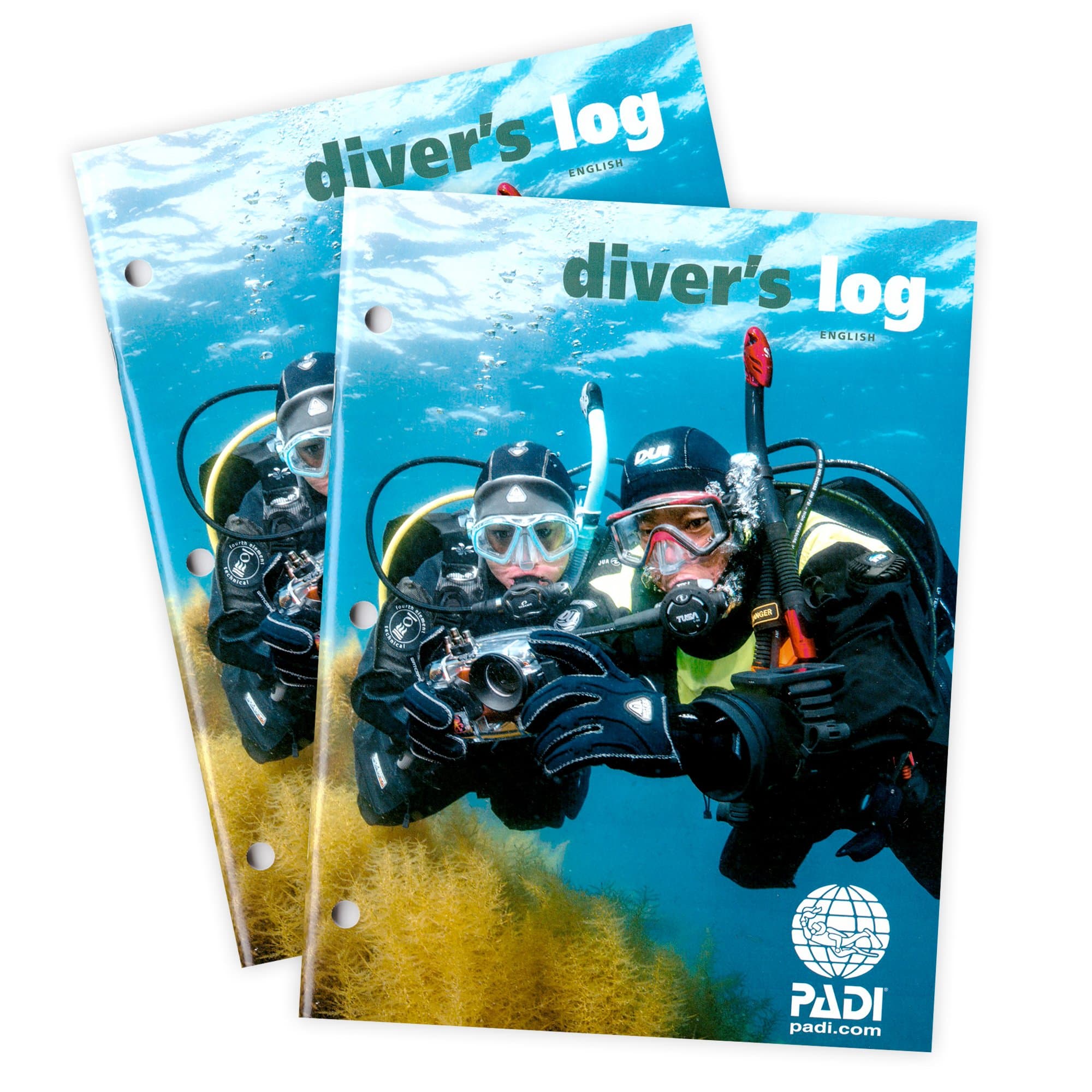 Padi Diver's Log Book English (2 Pack) - 70048