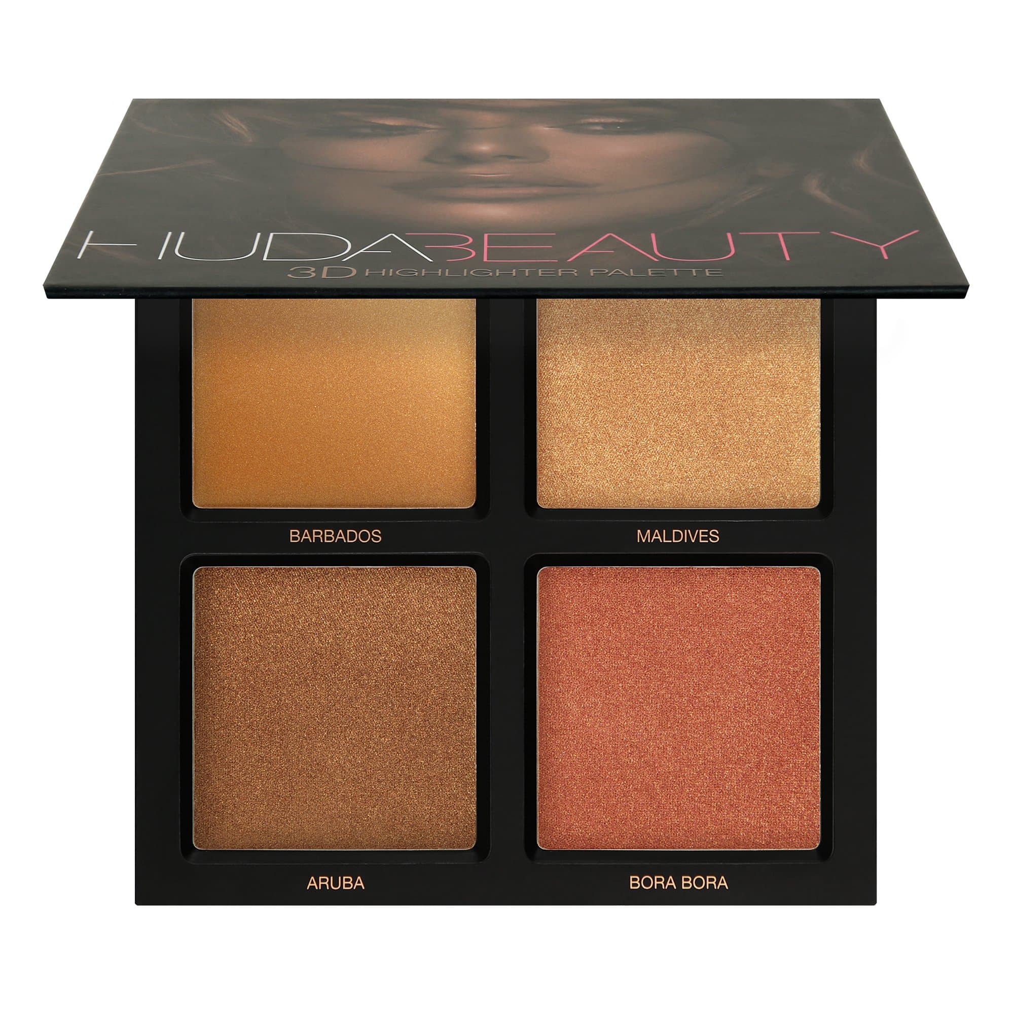 Huda Beauty Bronze Sands 3D Highlighter Palette