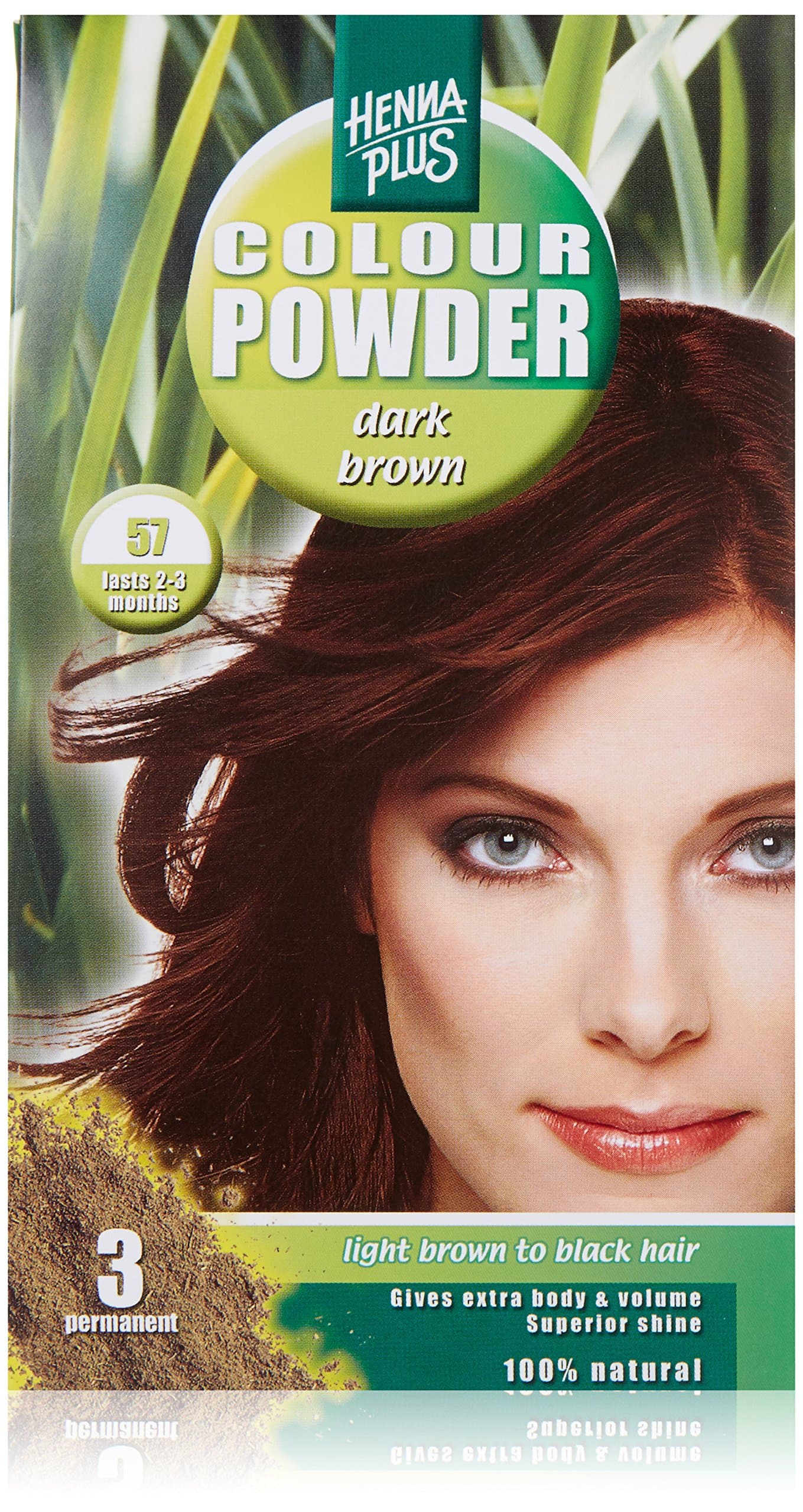 Henna Plus Colour Powder - Dark Brown