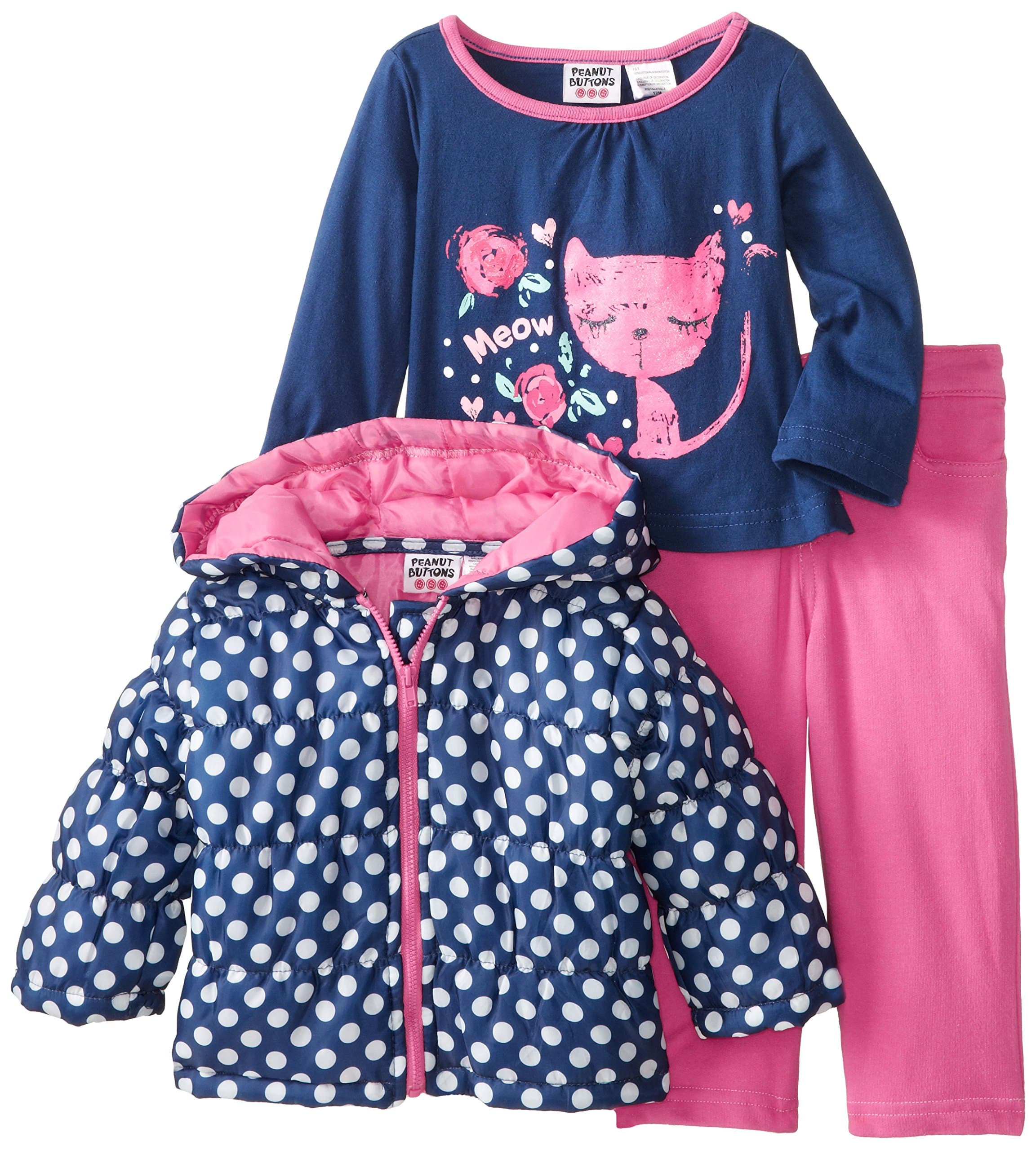 Peanut Buttons Baby Girls' Jacket Set