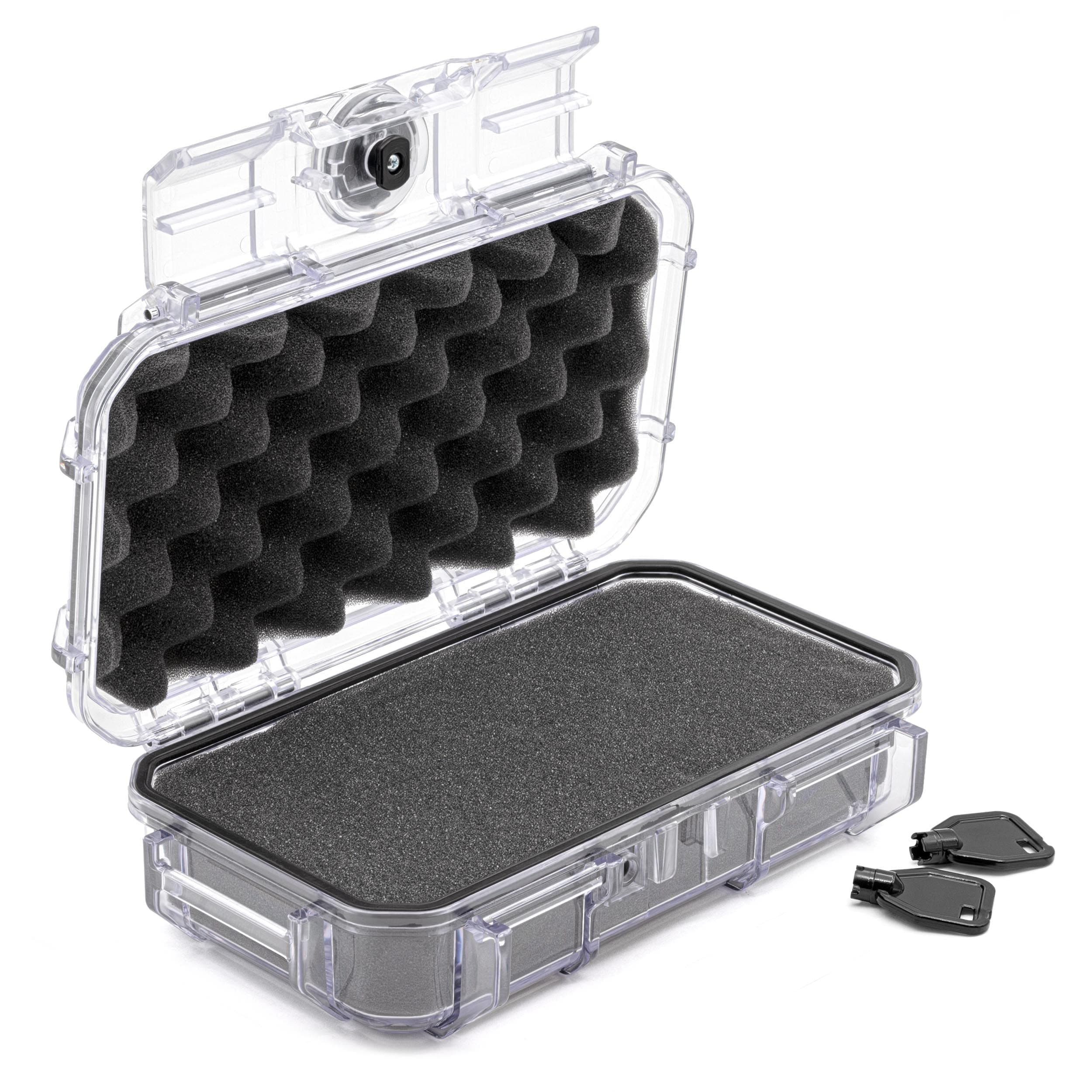 56 Portable Waterproof Hard Protective Micro Case with Accuform Foam - Mil Spec/USA Made / IP67 Waterproof/Lockable/Airtight/Smell Proof - for Hand Tools, Hobby Tools