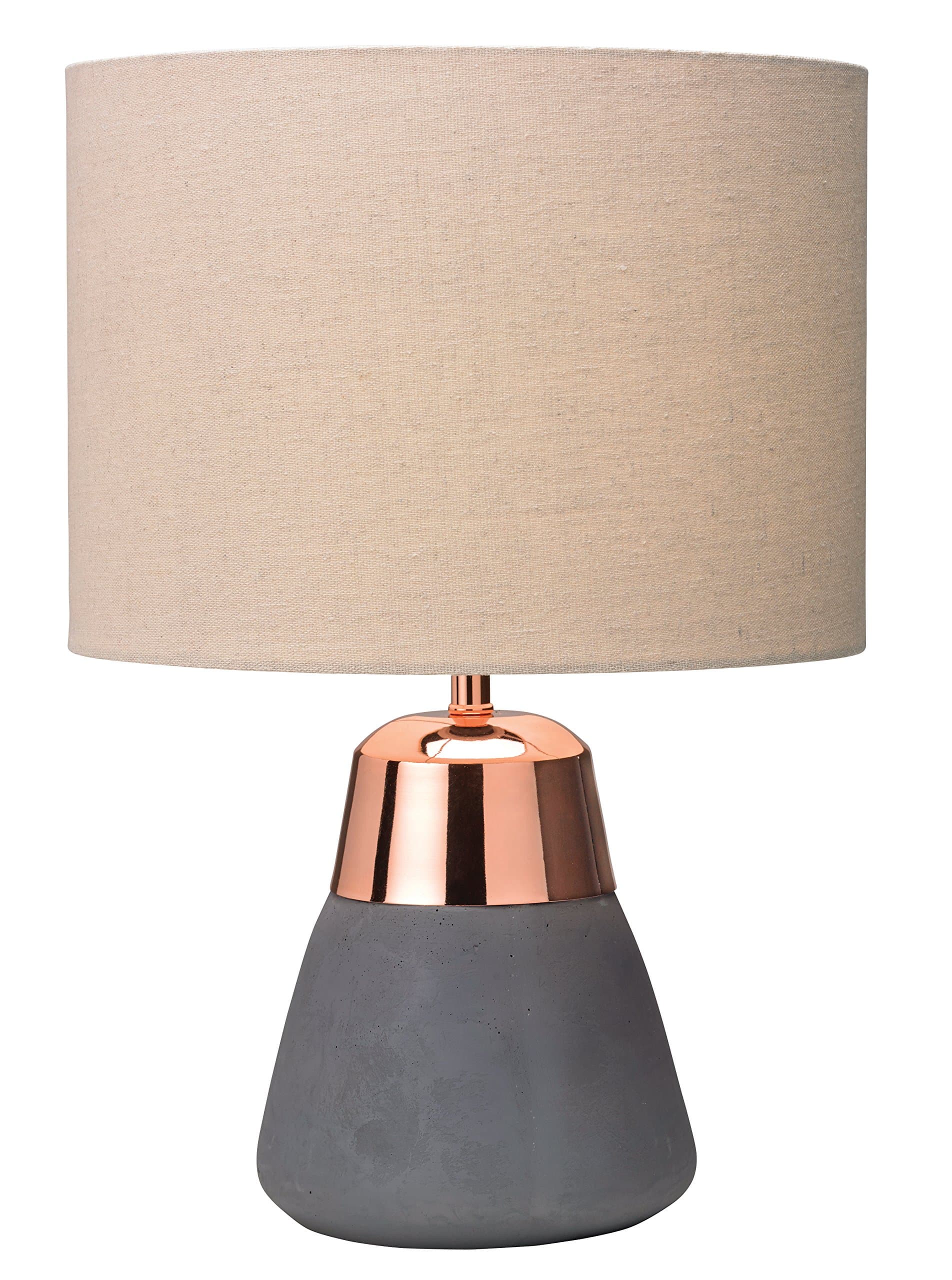 Village At Home Jasper Table Lamp Copper/Grey, E14, 40 W