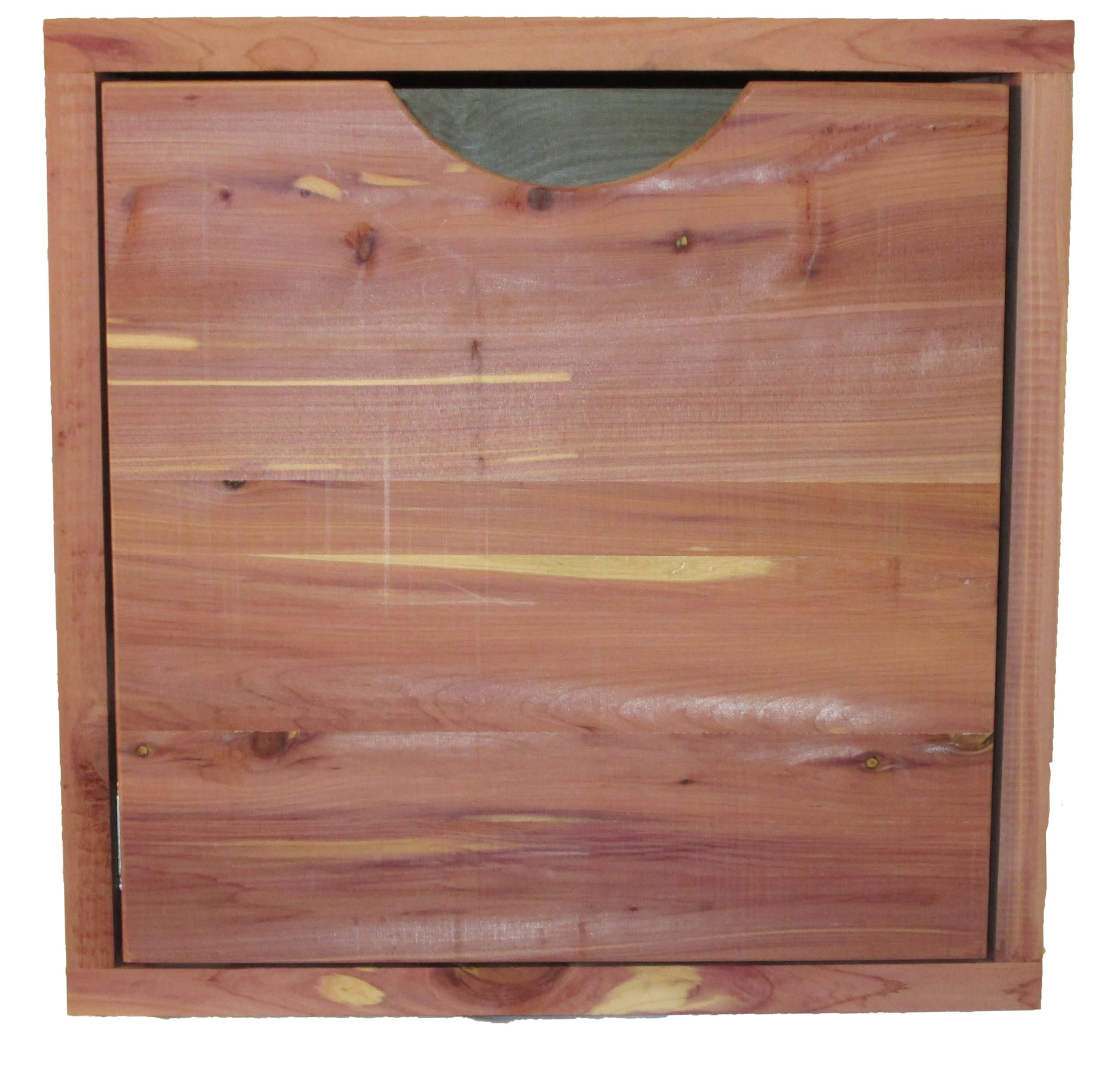 Smith Family Mills 16176 Modular Red Cedar Cube with 1 Drawer, 15 by 15 by 15-Inch, Natural