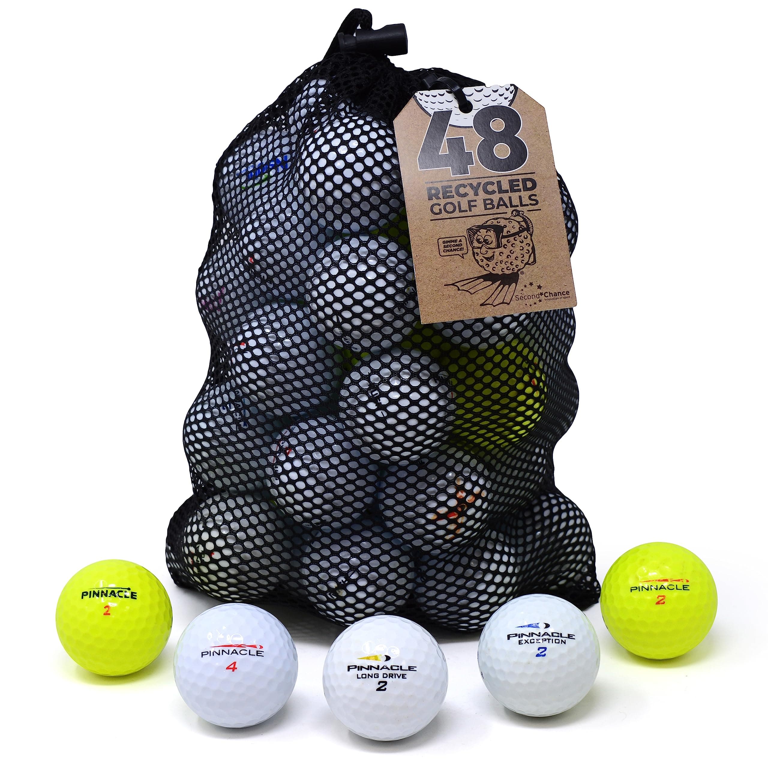Second Chance Pinnacle Quality Lake Golf Balls Grade A