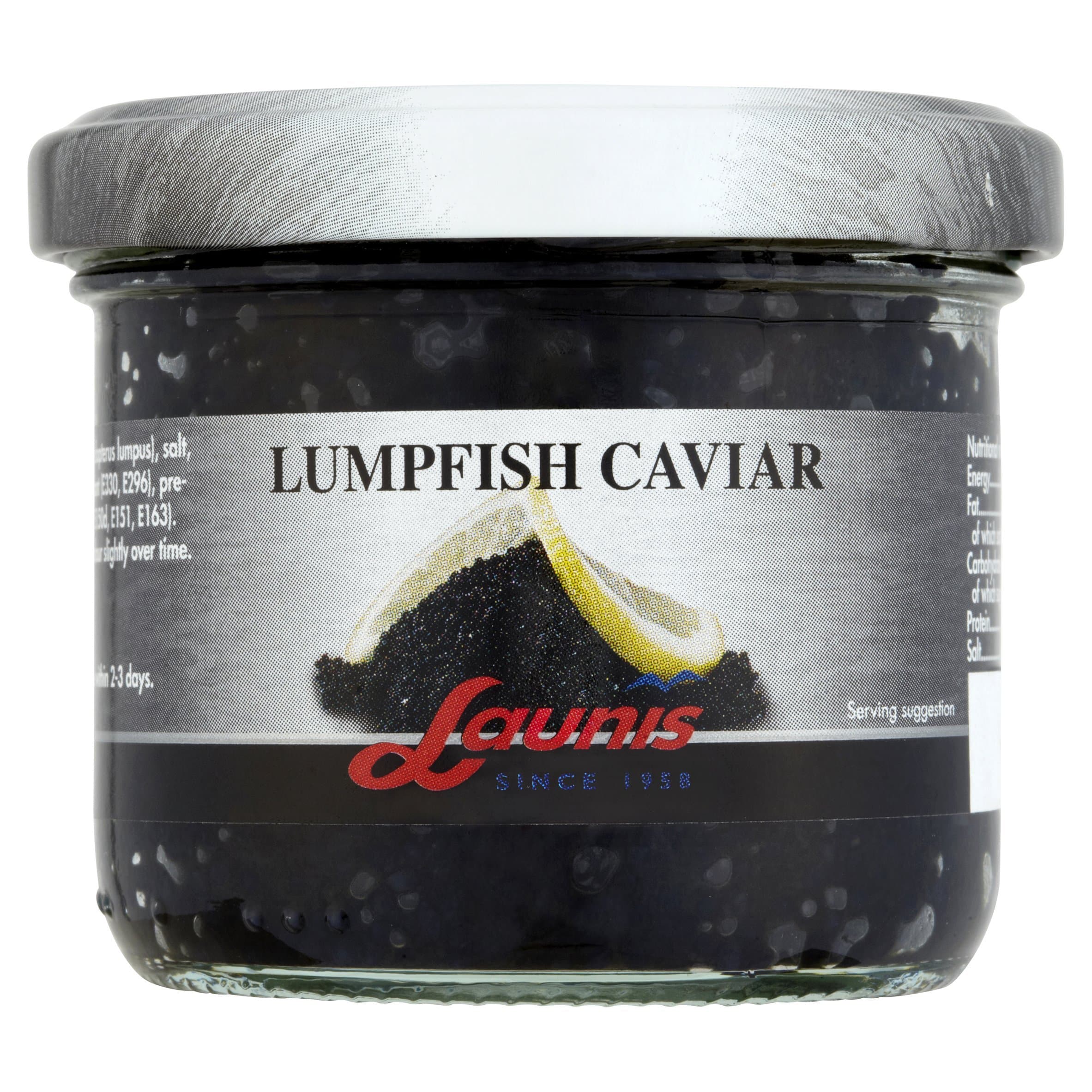 Launis Black Lumpfish Caviar, 100 g
