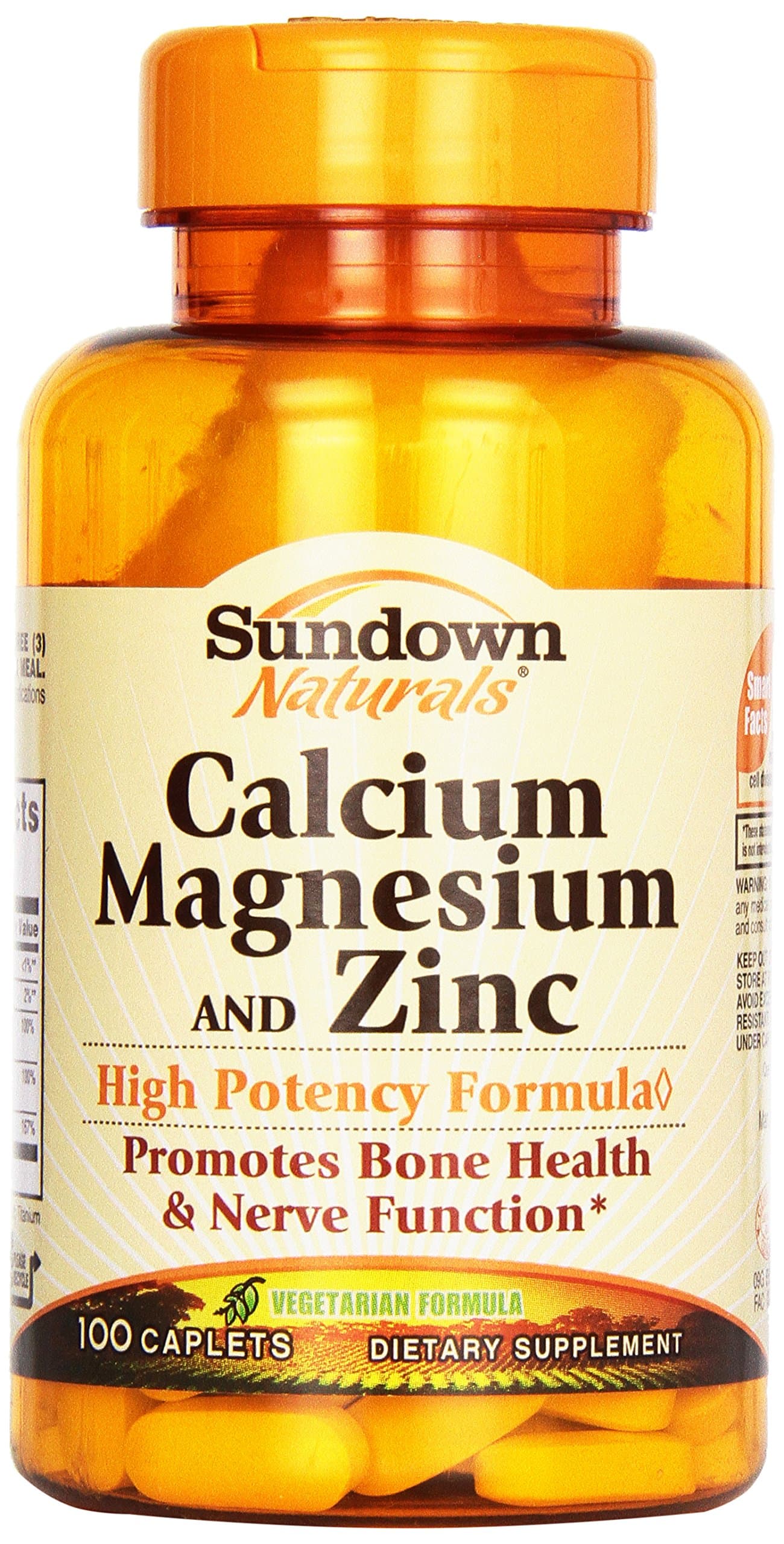 Sundown, Cal/Mag/Zinc/ Caplets, 100 ct