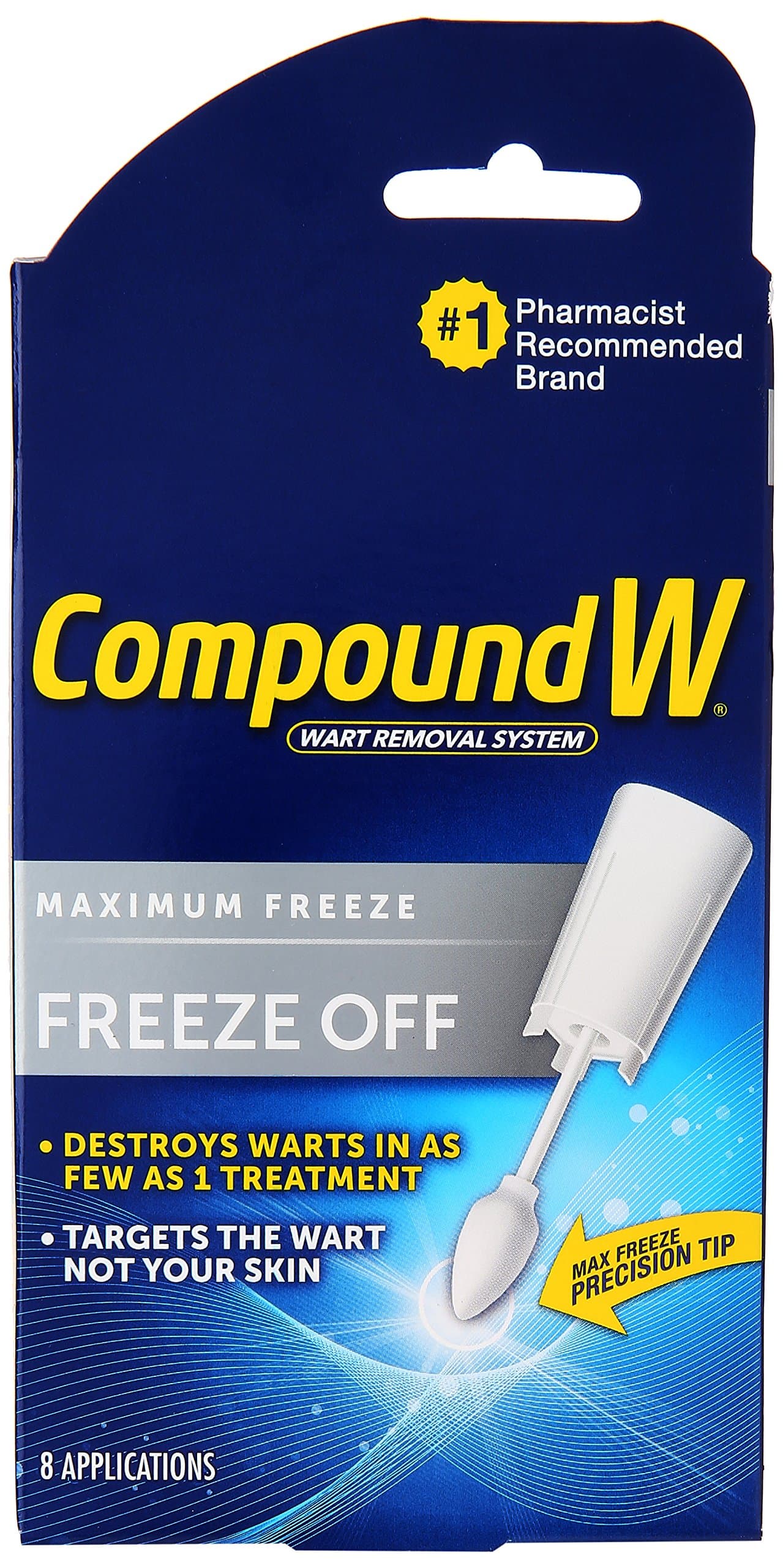 Compound W Wart Remover, Freeze Off Kit, 8 ct (Packaging May Vary)