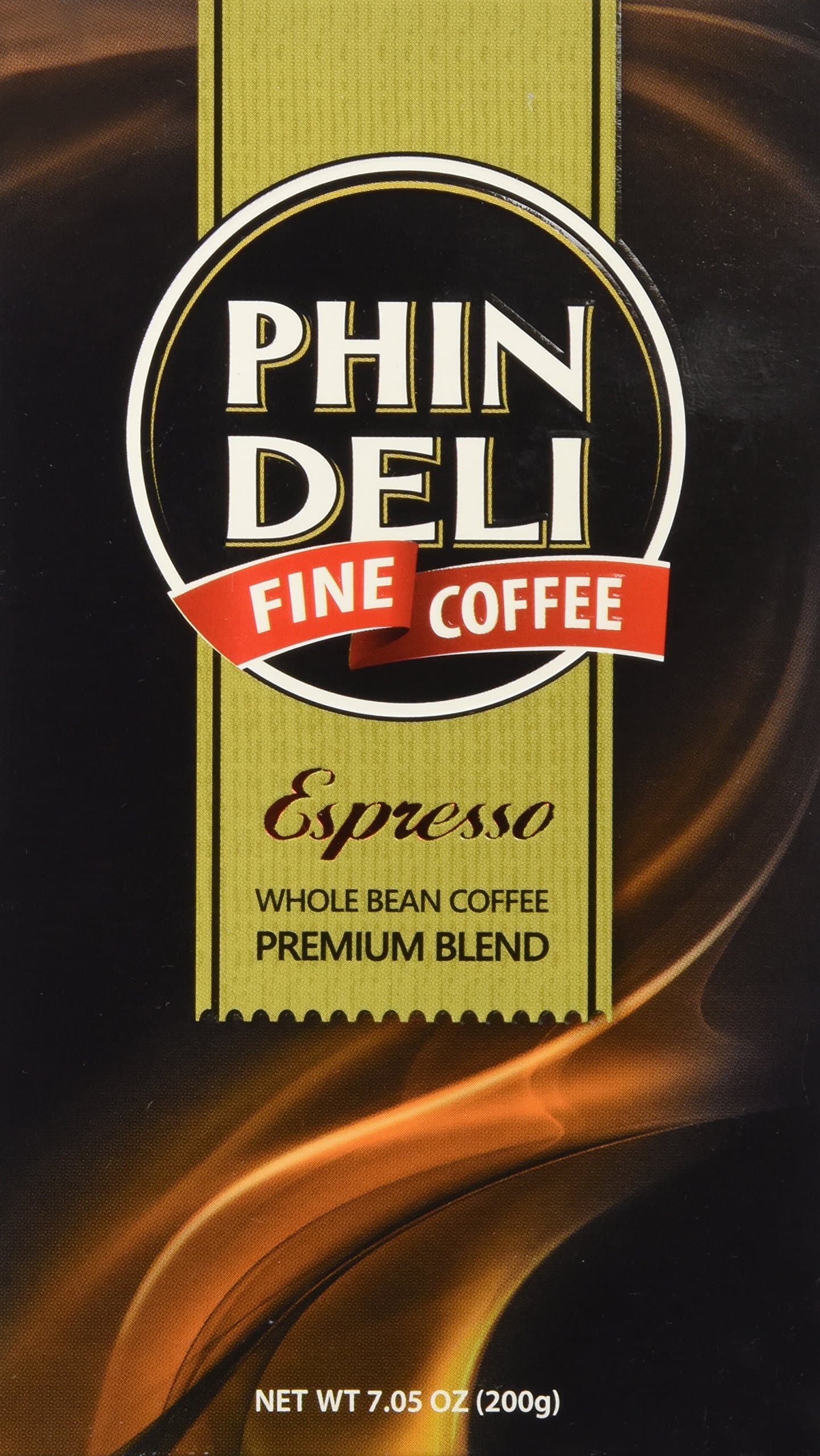 PHINDELI Fine Coffee ESPRESSO WHOLE BEANS 7.05 oz.