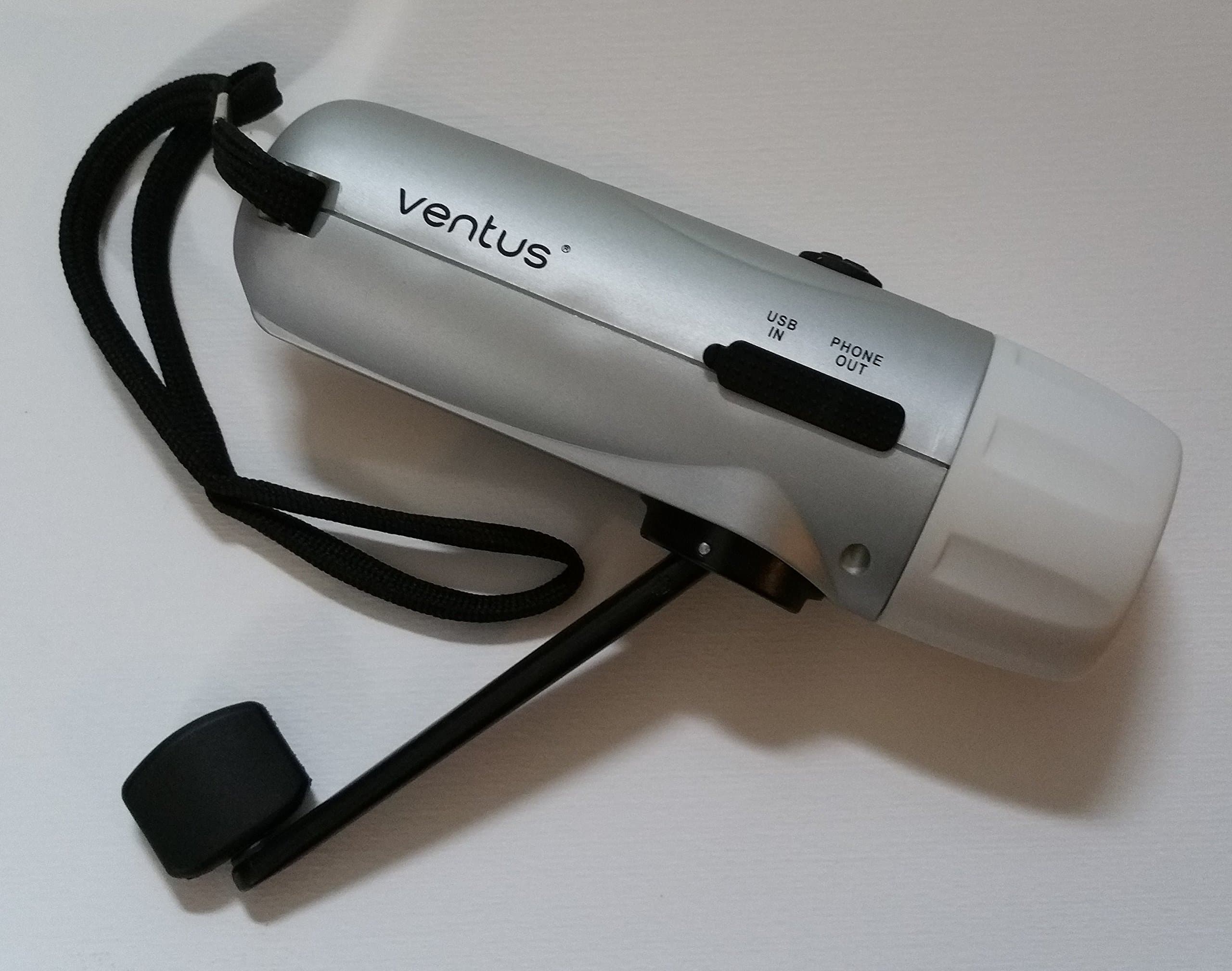 Wind Up Self Powered Flashlight Torch Including All USBs For Emergency Charging Of Your Mobile Phone Or Tablet