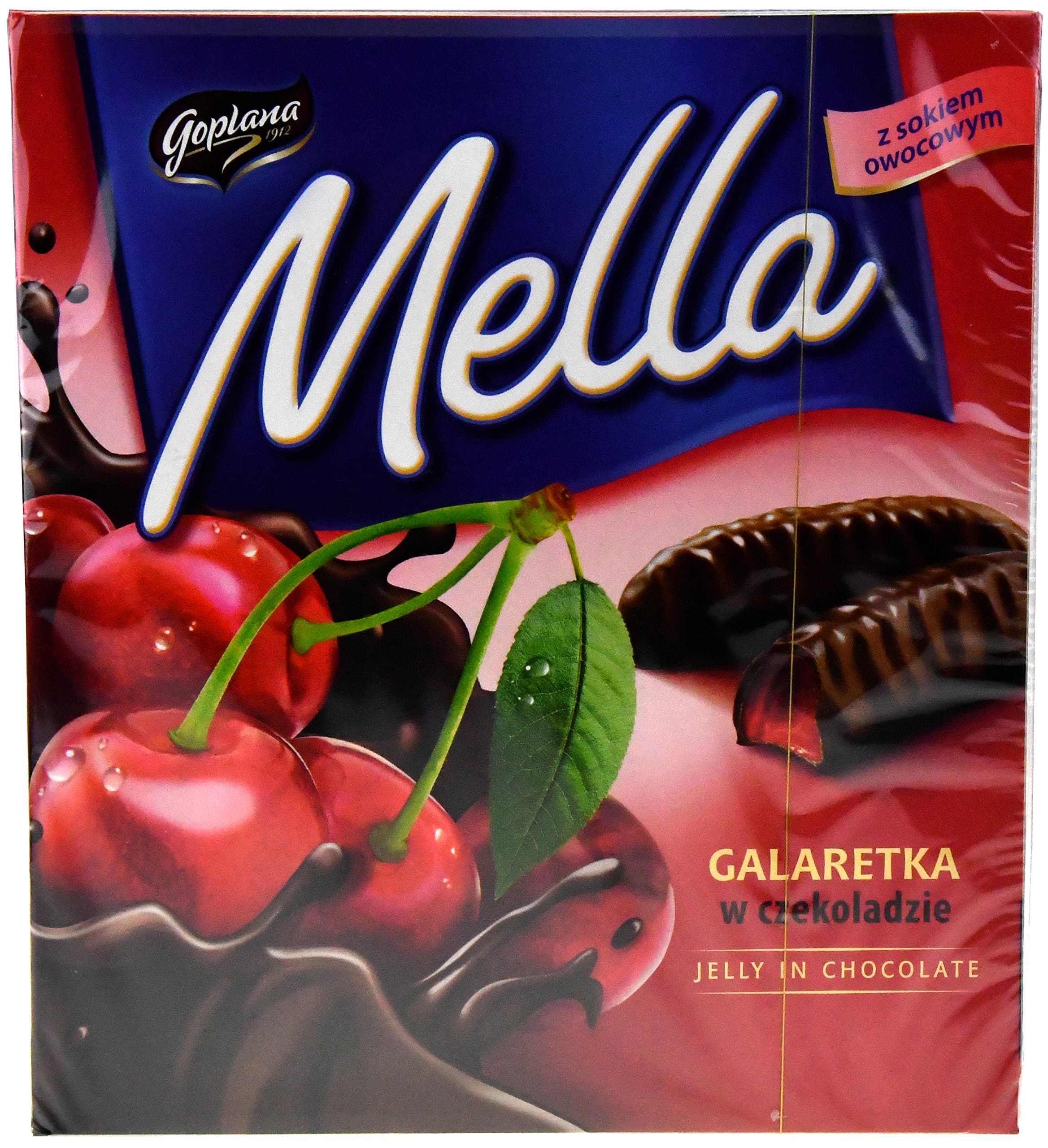 MELLA Cocolate Coated Cherry Jelly, 6.7oz