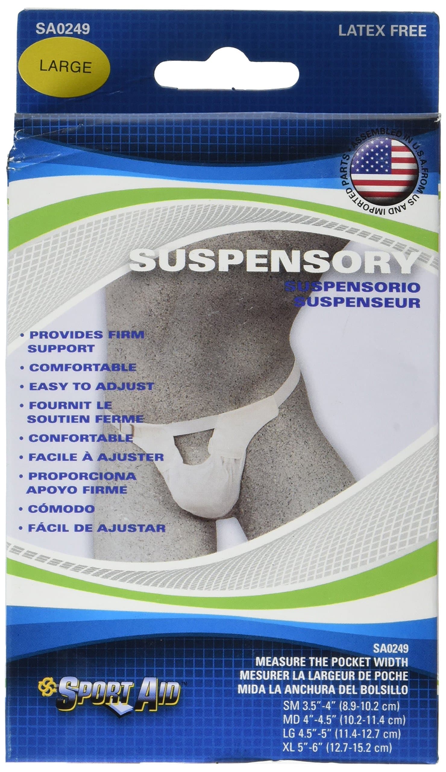 Suspensory with Elastic Waist Band, Large