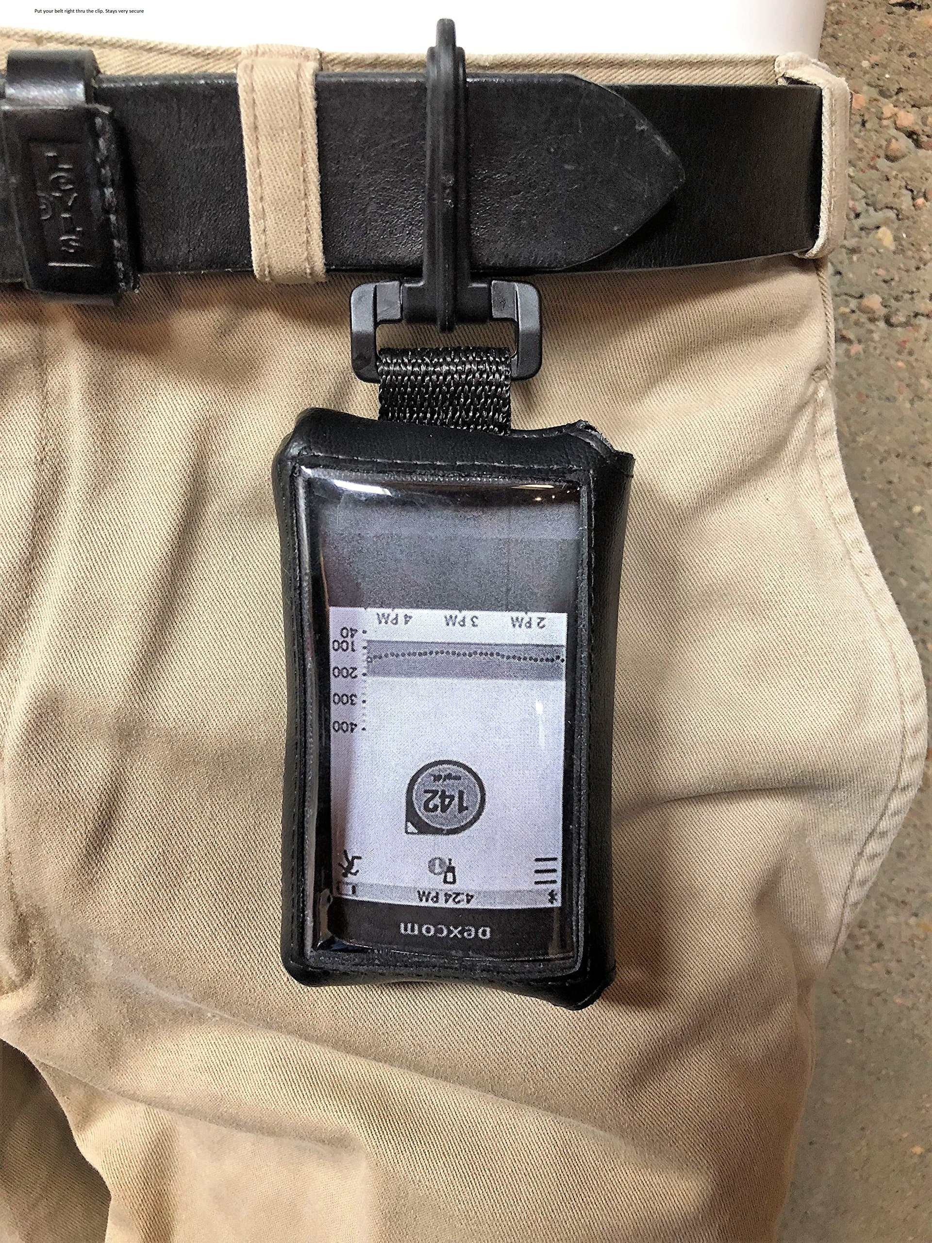 ClipnStow CGM Vertical Clip case Compatible withDexcom G6 CGM Receiver