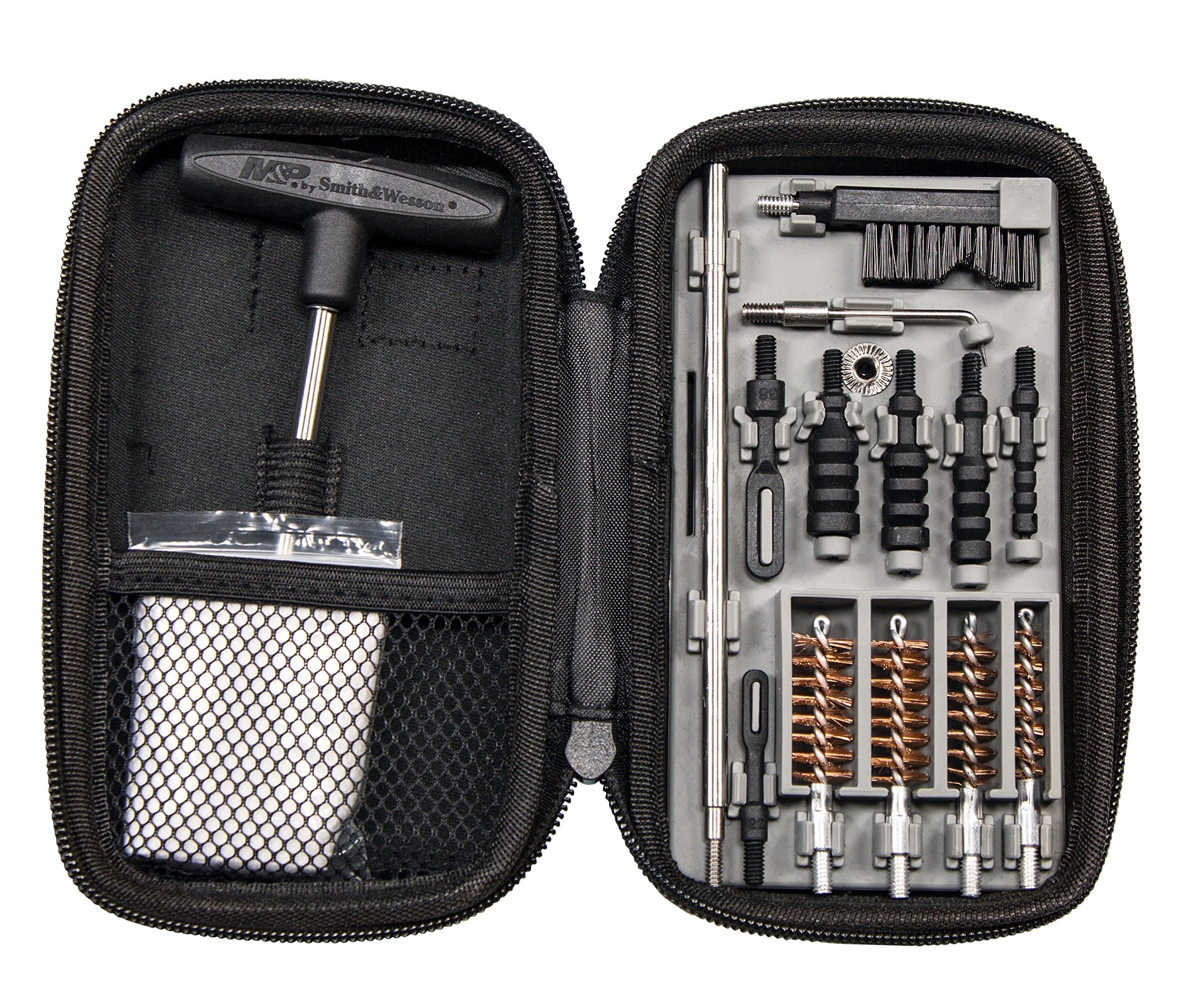 Smith & Wesson Compact Cleaning Kit, Compatible with Rifles, Pistols, and Handguns, for Cleaning, Maintenance, and Gunsmithing