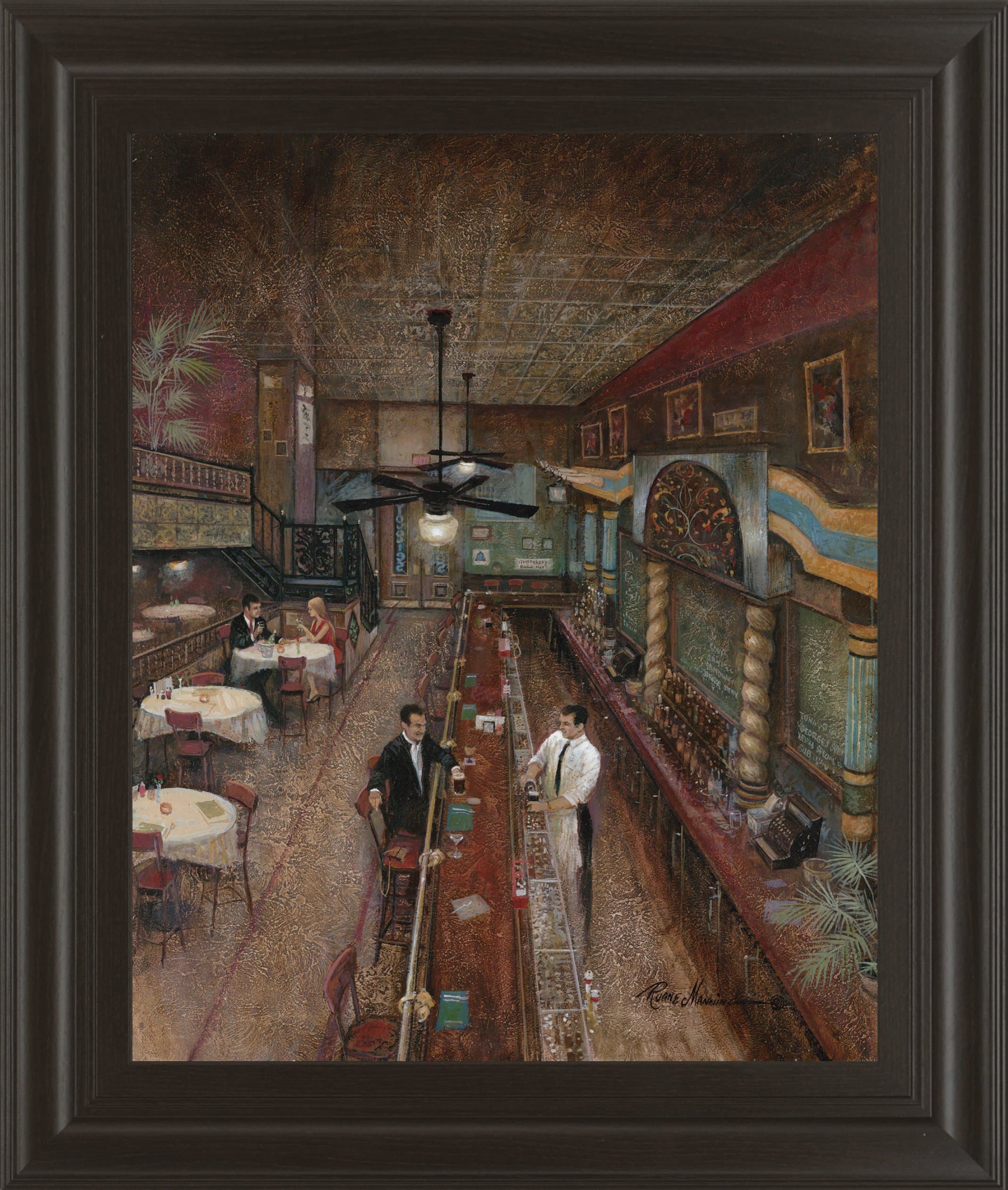 Classy Art 4595 "Hey Bartender Framed Prints by Ruane Manning