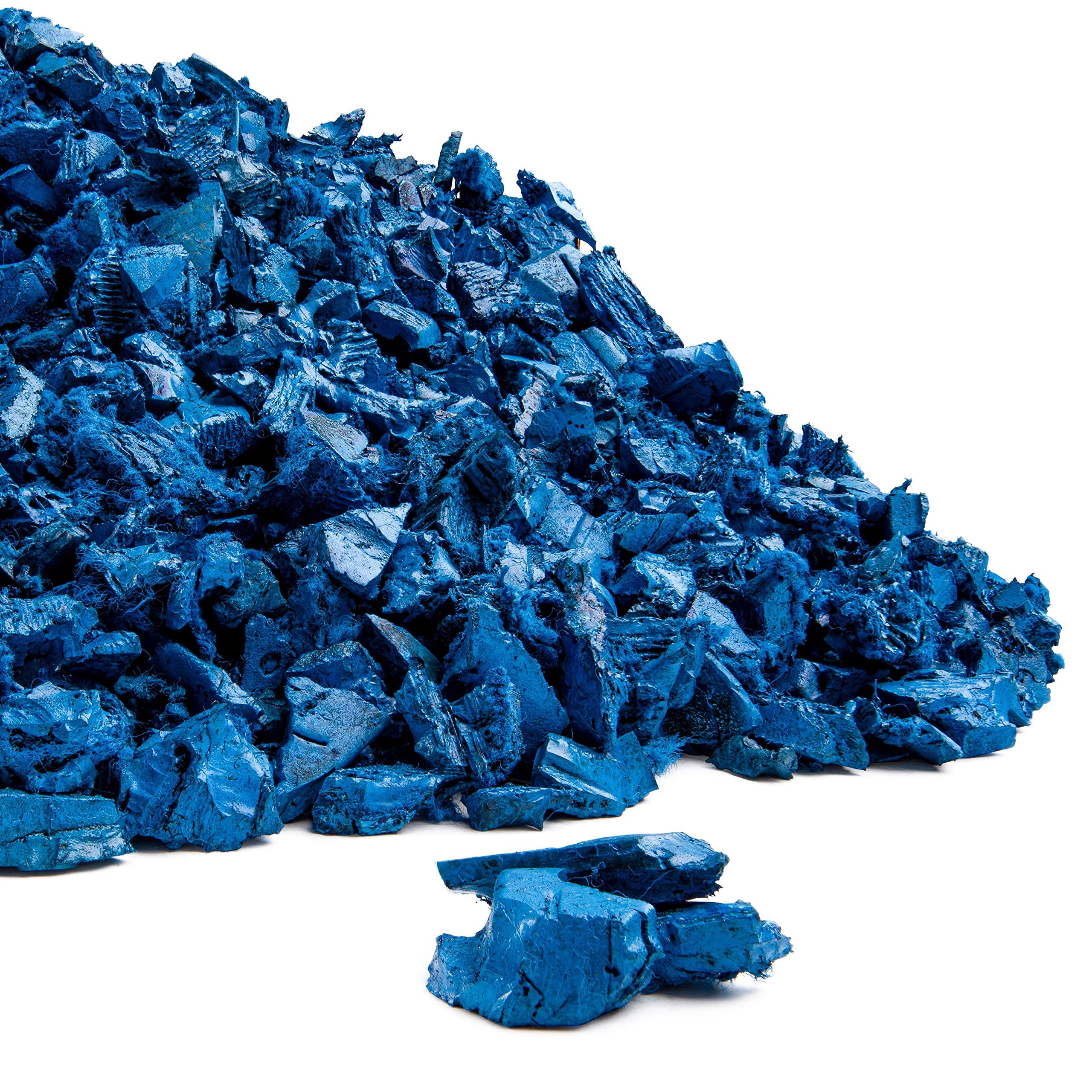 Rubber Mulch Nuggets Protective Flooring for Playgrounds, Swing-Sets, Play Areas, and Landscaping (40 LBS - 1.55 CU. FT., Blue)