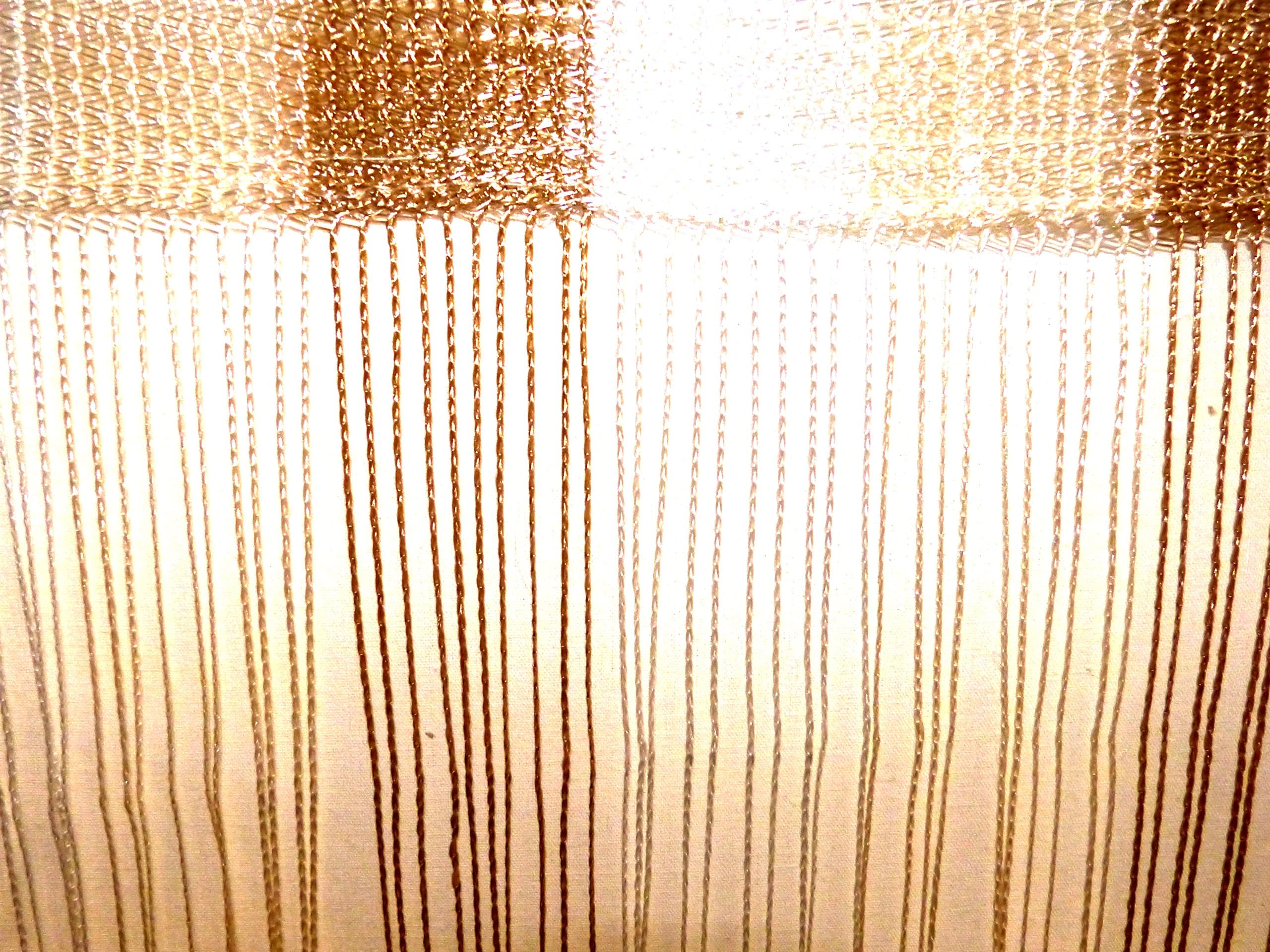 STRING CURTAINS BLINDS FLY SCREEN PATIO DOOR DIVIDER DOOR WINDOW FRINGE CURTAINS (Beige Multi)