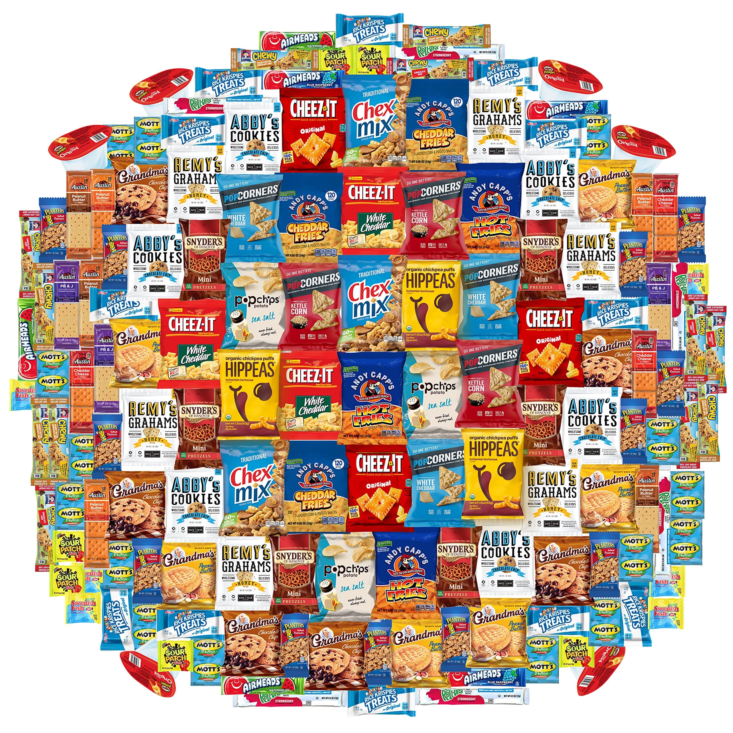 Cookies & Chips Ultimate Snacks Care Package Bulk Variety Pack Bundle Sampler (150 Count)