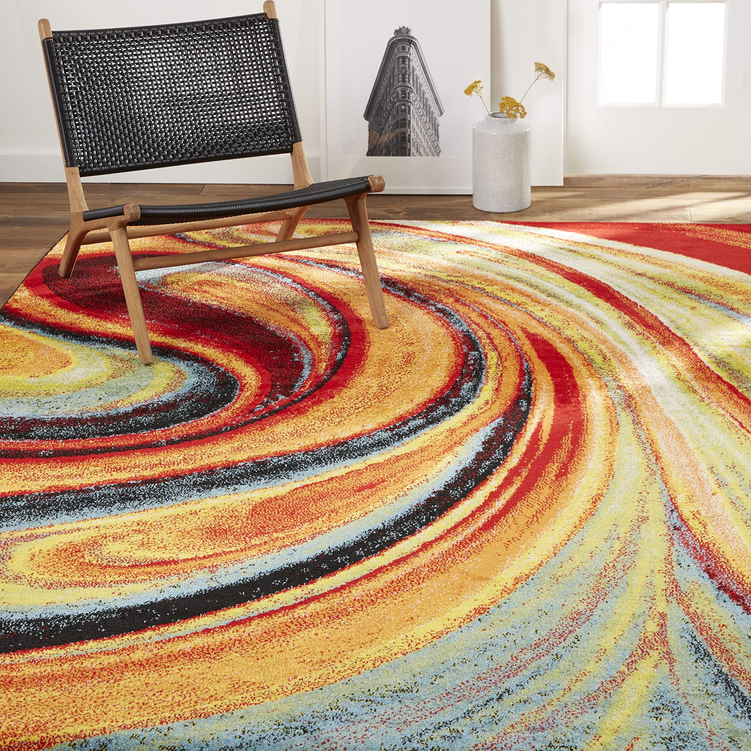 Home Dynamix Adja Modern Area Rug, Splash (3'3" x 4'3")